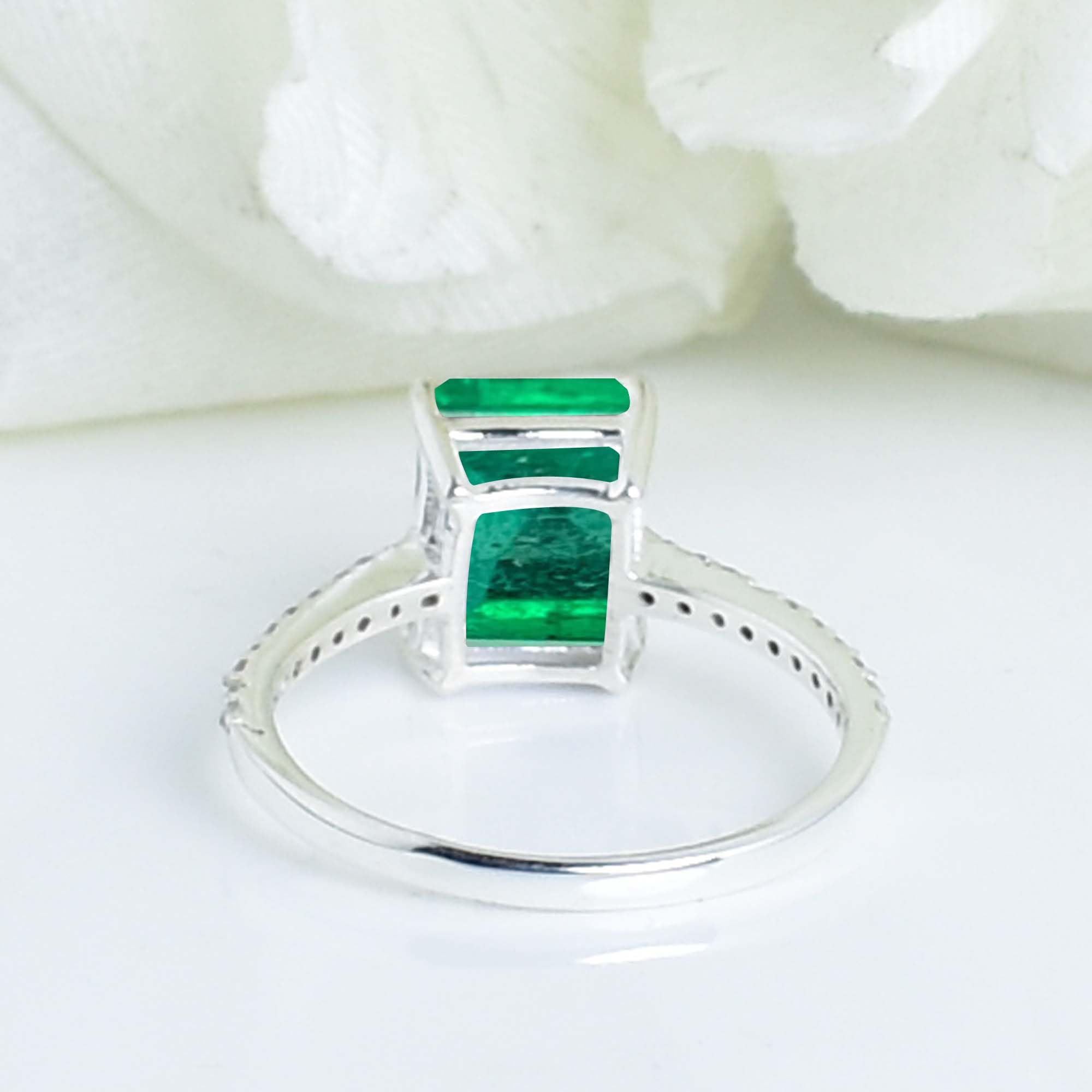 Ring aus 925er Sterlingsilber, Geburtssteinring für Frauen