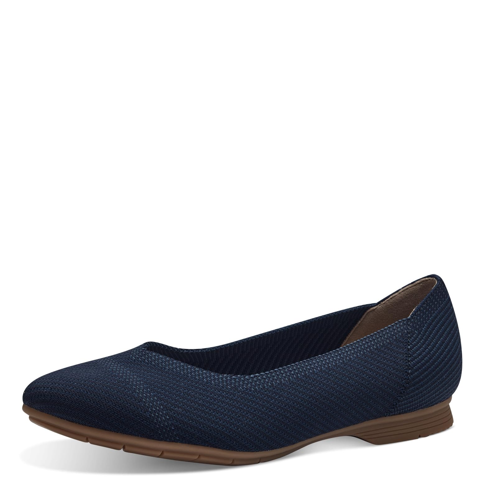 Jana Women’s Pointed Ballerinas Vegan, Navy, 4 UK