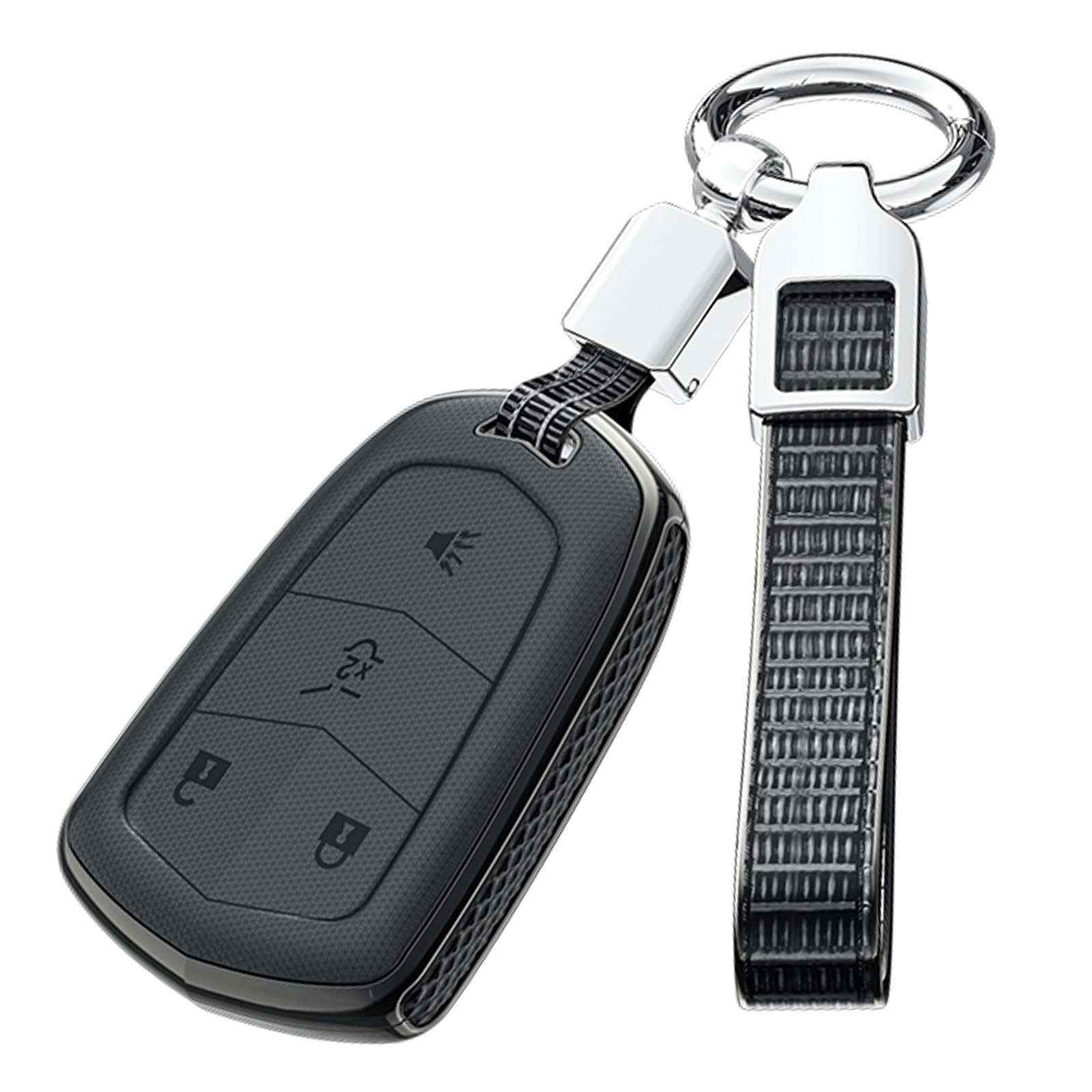 ontto Keyless - Custodia per chiavi dell'auto, adatta per Cadillac Custodia protettiva in TPU per Cadillac