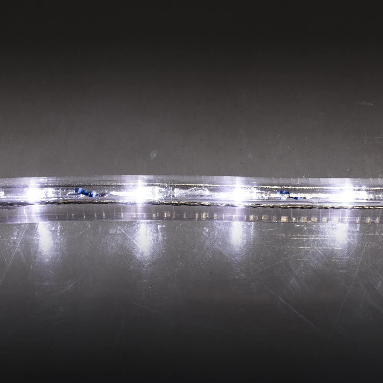 Brilliant Brand Lighting Cool White LED Rope Light - 120 Volt - Custom Cut - 114.8 Feet