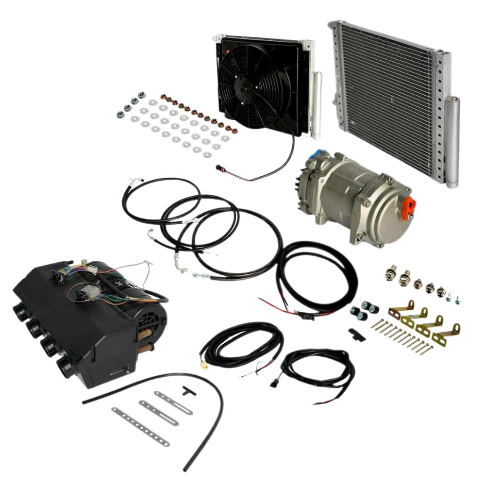 Bmdtepwmy Onecolor Ap03 Universal Car Air Conditioner Underdash A/C Kit Compressor Cooling 12V Compatible With Automotive Vehicles