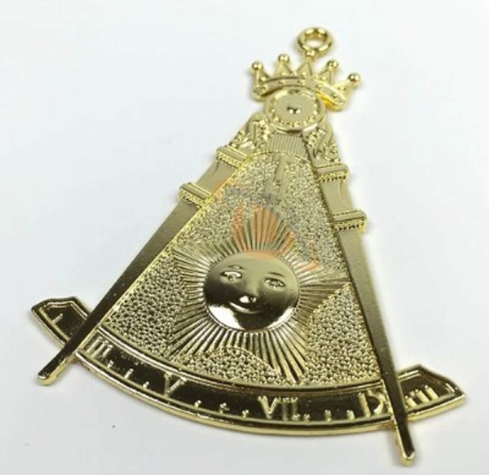 Regalia Lodge Masonic Gold Collar Jewel - Past Master