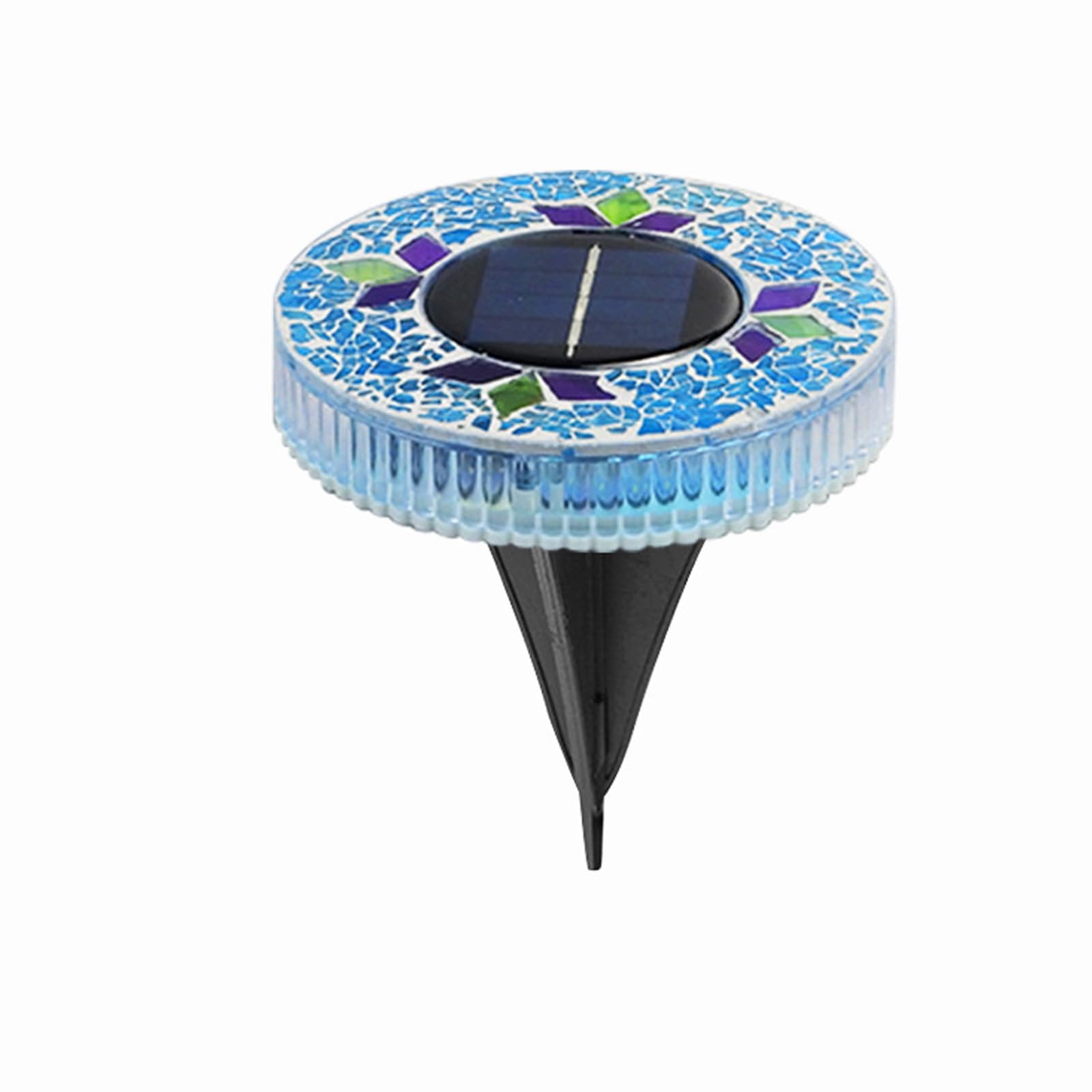 Solar Lights Outdoor Garden, Garden Lights, Solar Gardens Light, Gardens Solars Light, Outdoor Lightssolar Powered, Automatic Lawns Lamp Illuminations, Round Shape Ground for Pathway Decoration