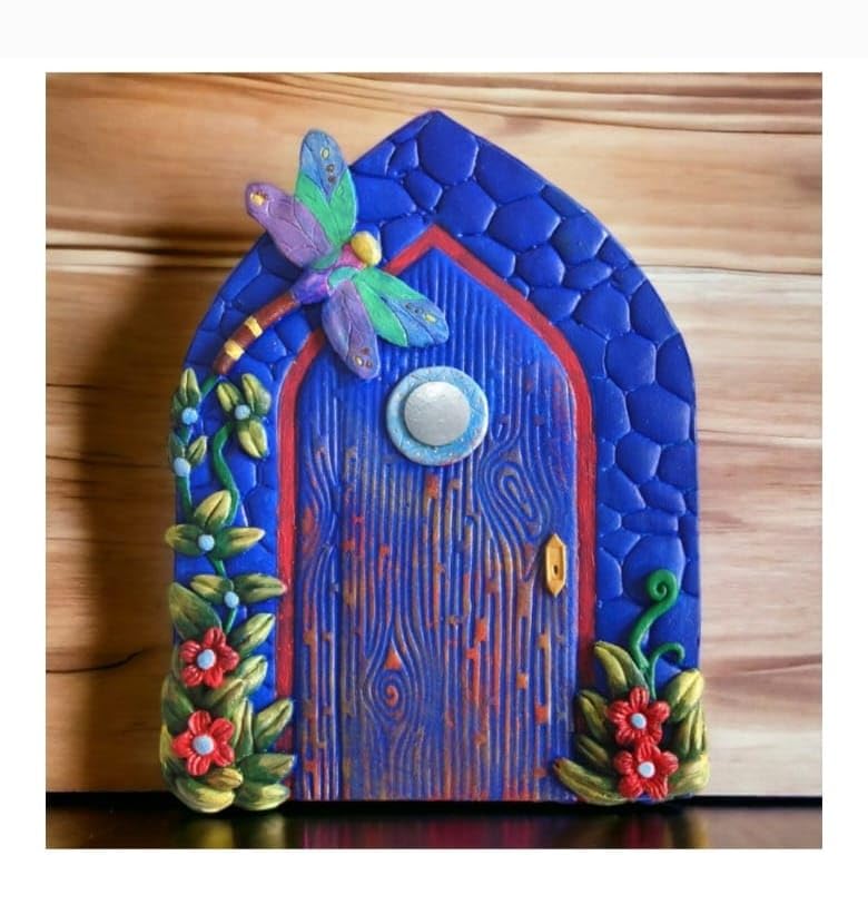 Wonderful Dragonfly Door Fairy Miniature Garden Decoration Item Fairy Gnome Accessories (B0C9N24SL2) Amazon Price History, Amazon Price Tracker
