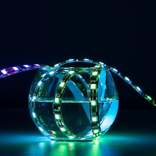 Miniatura 7 de WS2811 Tira de luz LED direccionable de píxeles 30LEDsm 10Pixelsm 150LEDs 50pixels SMD 5050 RGB Dream Color LED Pixel RGB Strip DC12V (16.4FT