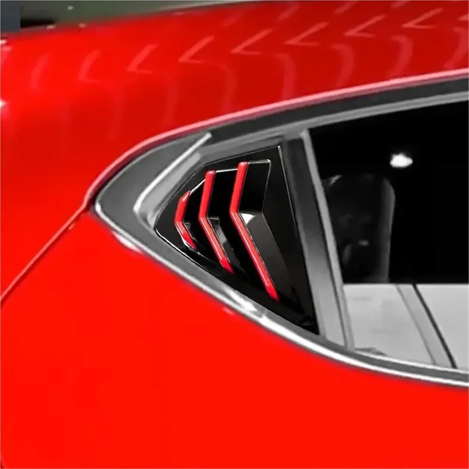 Osłona tylnej szyby żaluzji samochodu, boczna osłona, pasuje do Mazda 3 Axela Hatchback 2019 2020-2022 Naklejka ozdobna Migawki Tylnej Szyby