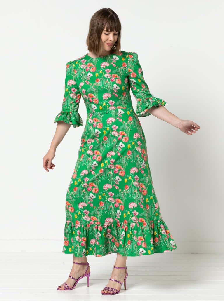 Style Arc Sewing Pattern - Queenie Woven Dress (Sizes 10-22)