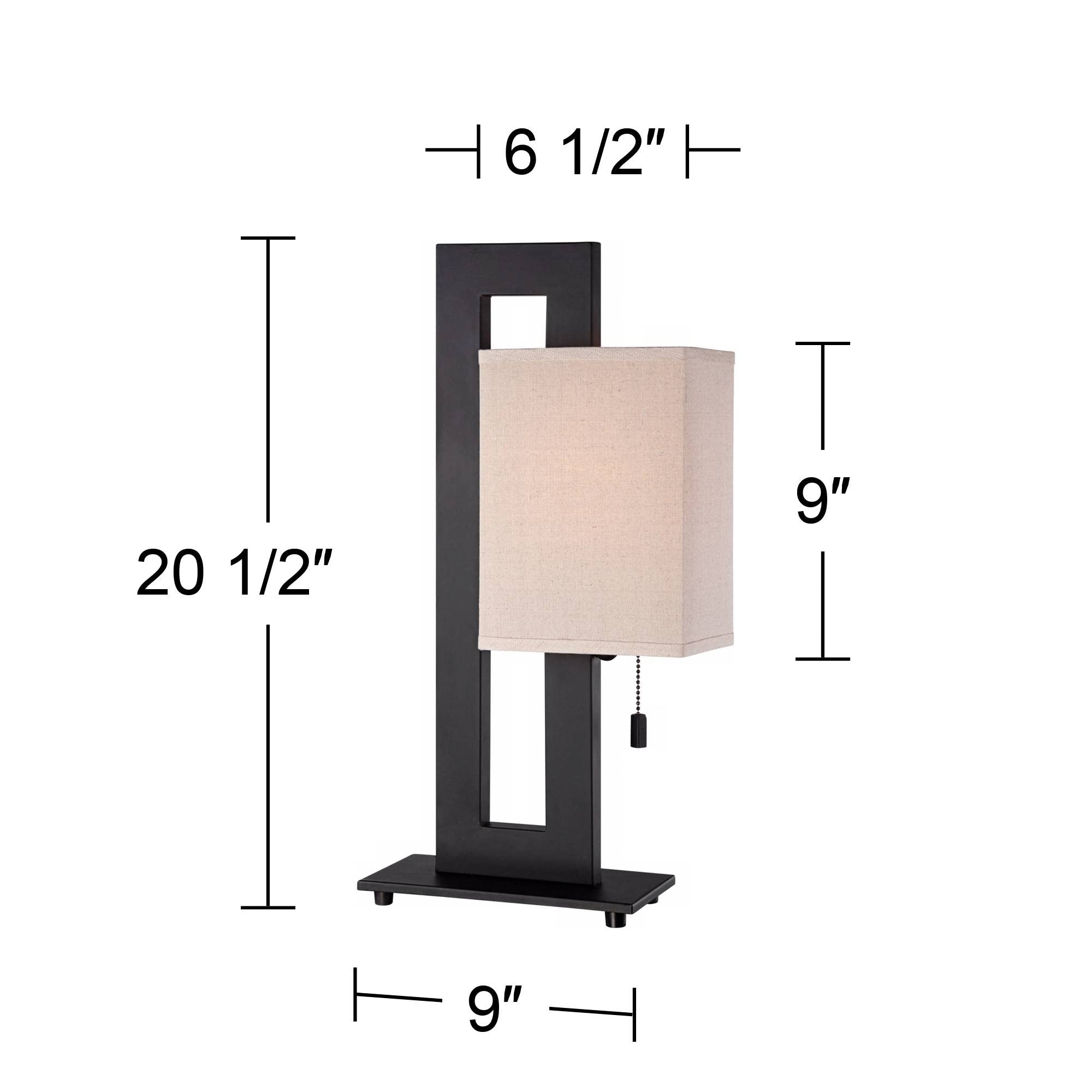 360 Lighting Modern Accent Table Lamp 20.5