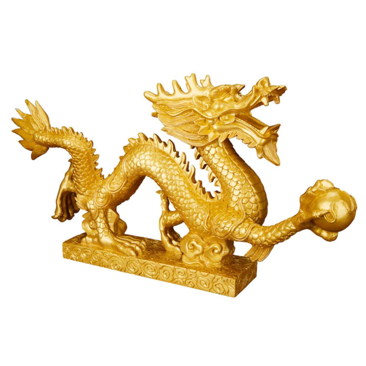 Figurine de dragon en résine NUOBESTY de 23 cm pour la décoration de votre bureau