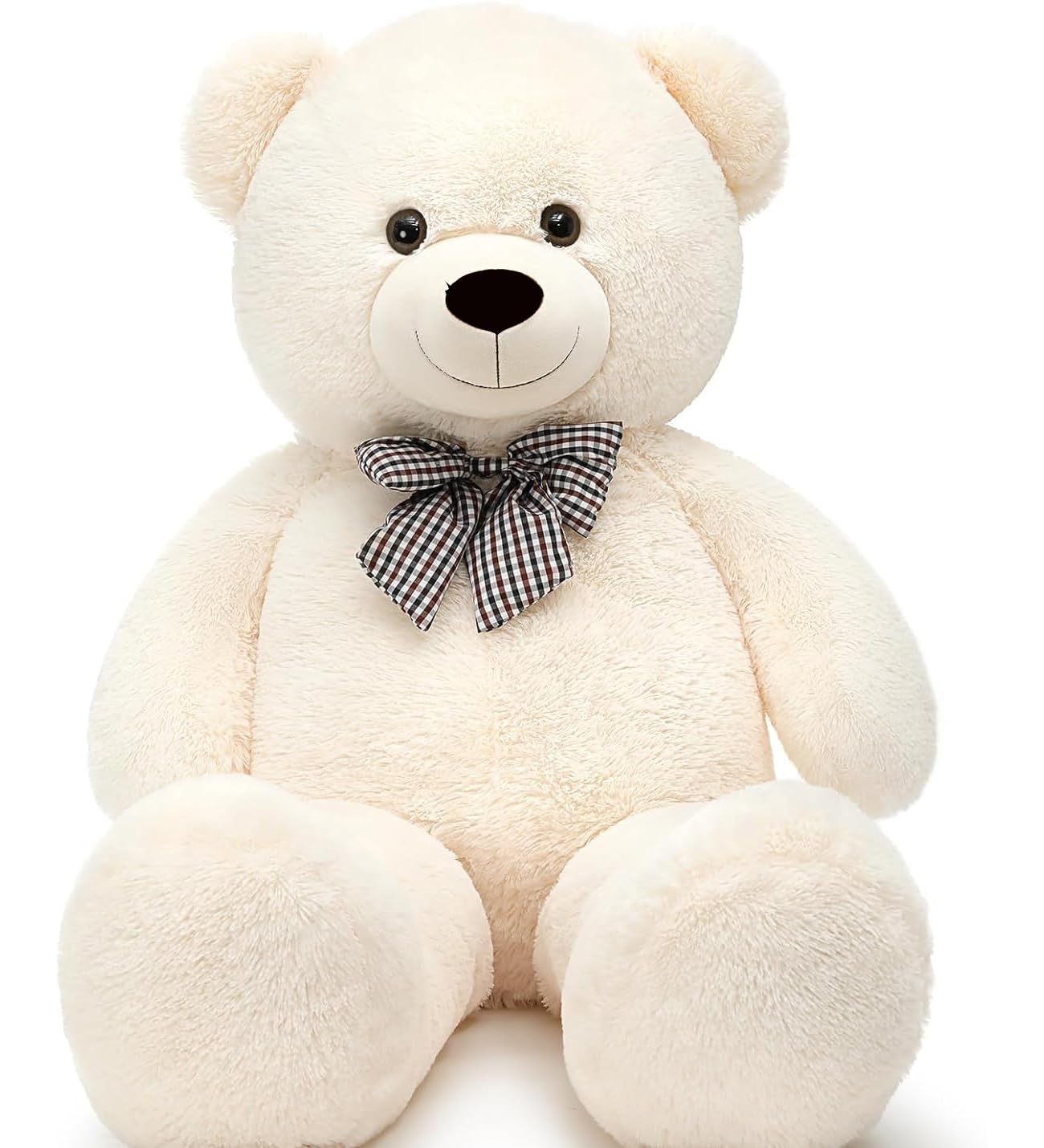 Peluş Ayı 120 cm Papyonlu Sevimli Ayı