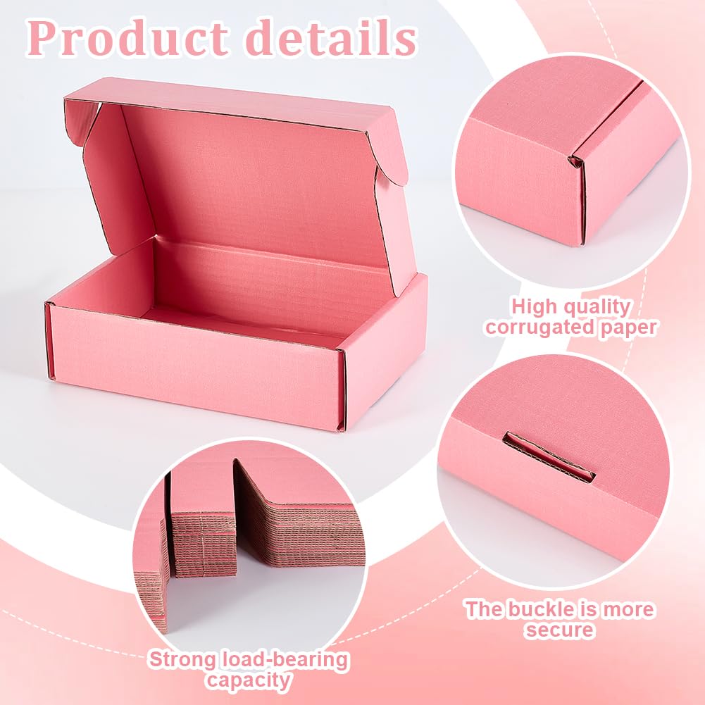 PH PandaHall – 30 Scatoline Regalo Rosse Con Coperchio, 6.5x6.5x3 Cm, In Carta Riciclabile, Per Bomboniere, Gioielli, Caramelle, Fai Da Te