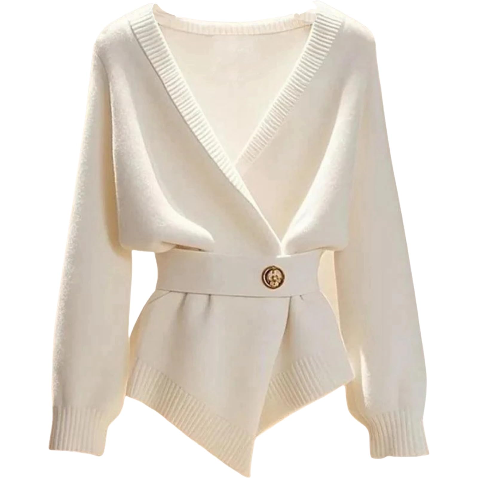 Women 2025 Button Down Lightweight Cardigan Casual Open Front Sweater Vintage Crochet Tops Knitted Business Coat