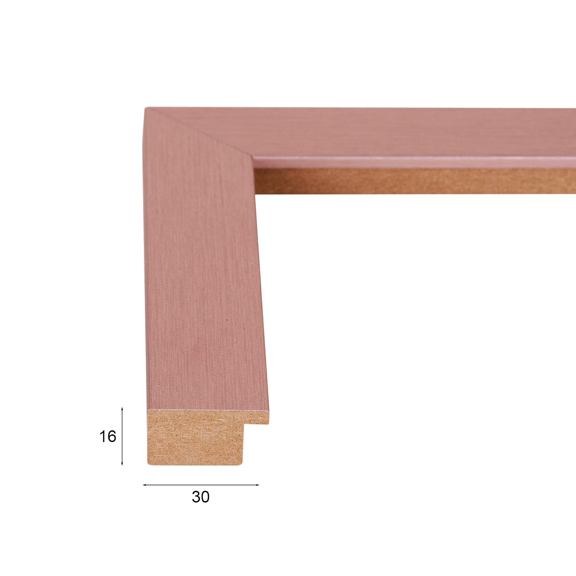 Bilderrahmen Milano | DIN Format Roségold 59,4x84 (DIN A1) | Posterrahmen, Fotorahmen, Wechselrahmen