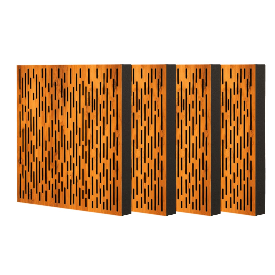Timber Acoustics® Timber Foam Acoustic Panel for diffusion and absorption, reduces echo, ideal for studios, home theatres,...