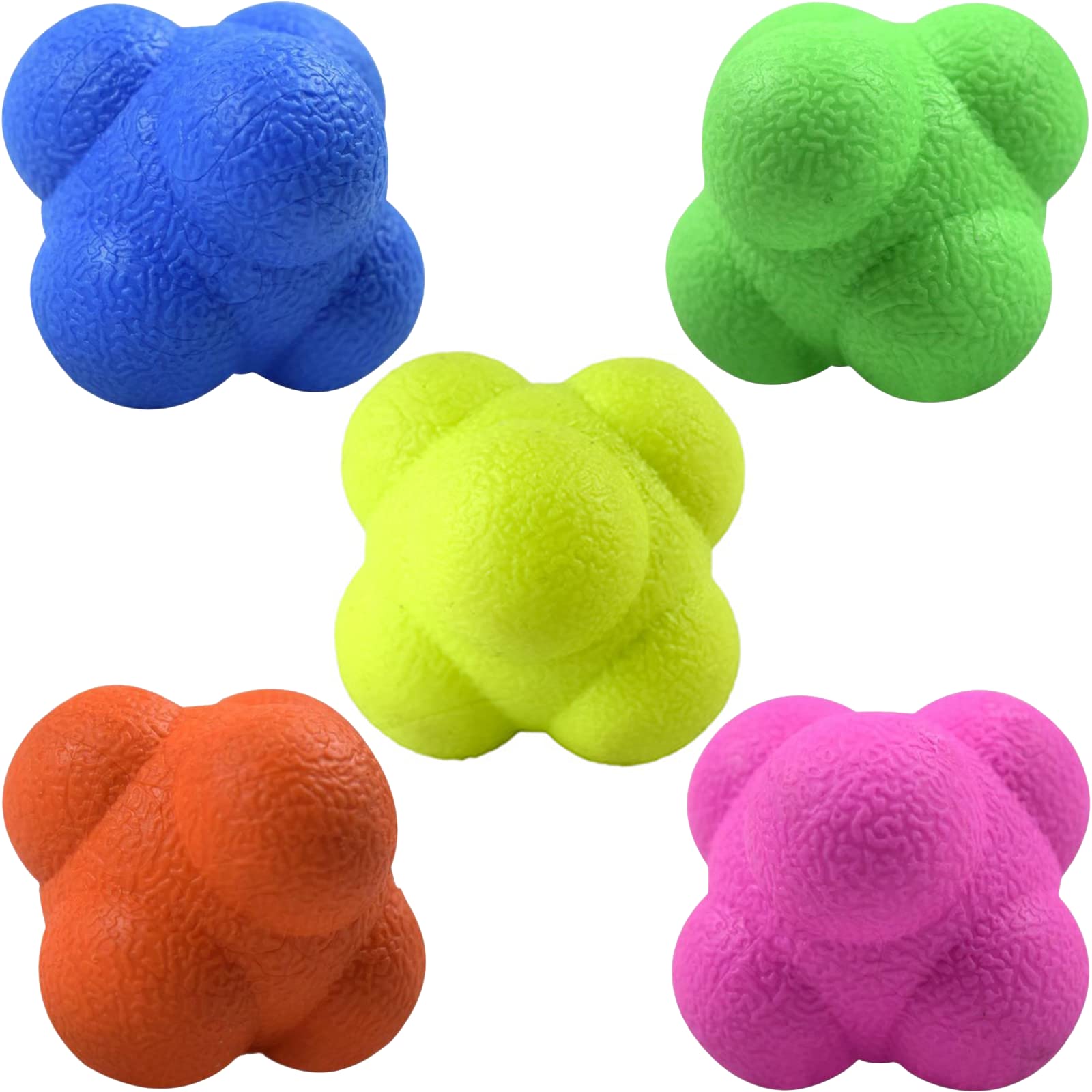 Bolas Reação AIRLAXER 5 Unidades - 7cm, Cores Sortidas, Treino Coordenação