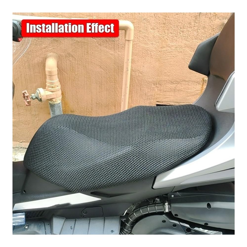 Coprisedile protezione pioggia Sedile Posteriore Del Motociclo Cowl Cover Mesh Net Protezione Solare Accessori Moto Pad Per Adiva AD3 400 AD1 200