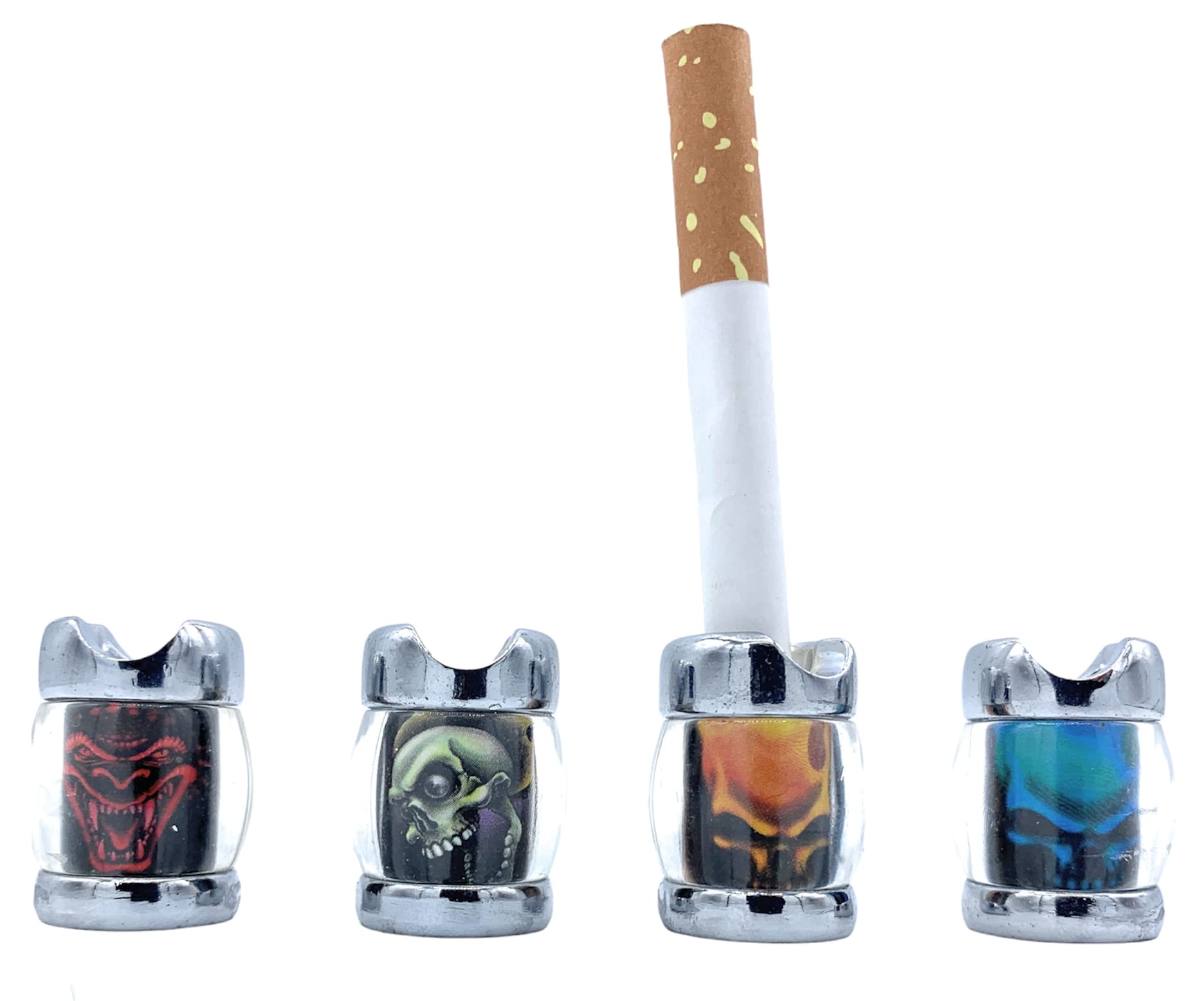 Gothic Skull Cigarette Extinguisher for Ashtray (Pack of 4) : Amazon.de:  Home & Kitchen
