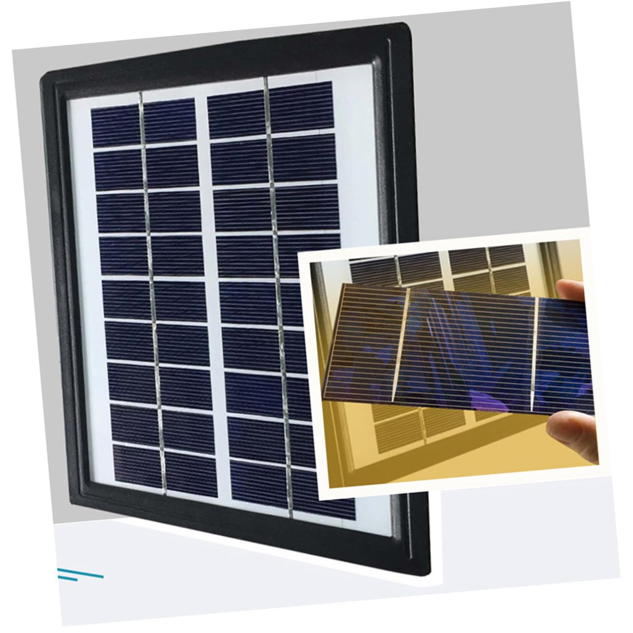 Pompa Fontana Solare 2, 8w LED Nero per Laghetto e Giardino