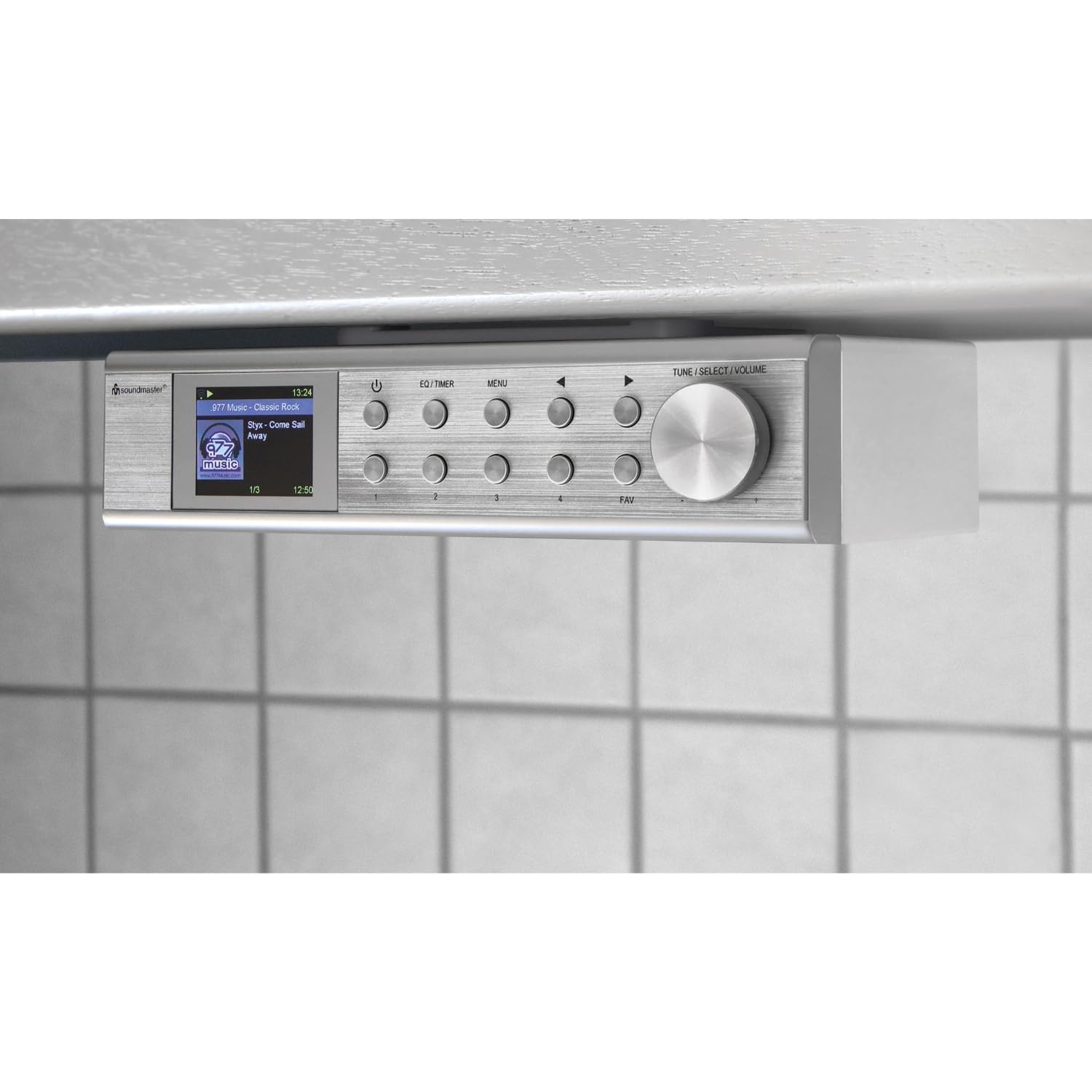 Soundmaster IR1500SI Radio da Cucina DAB+ FM-RDS Bluetooth WLAN Vivavoce Doppio Allarme Timer