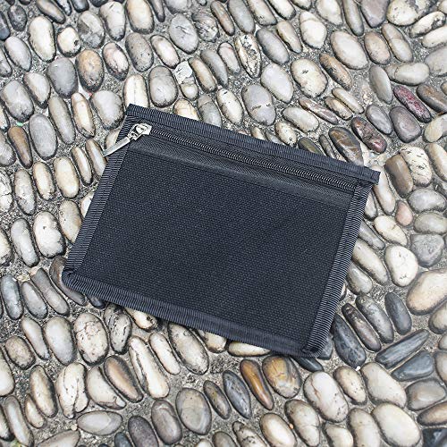 Ezek 6 Pack 16 Oz Cotton Canvas Change Coin Purses 5.5X4.2 Inches Small Zipper Pouches Bags, Shopping, Office, Travel, School,Black. #TOP3