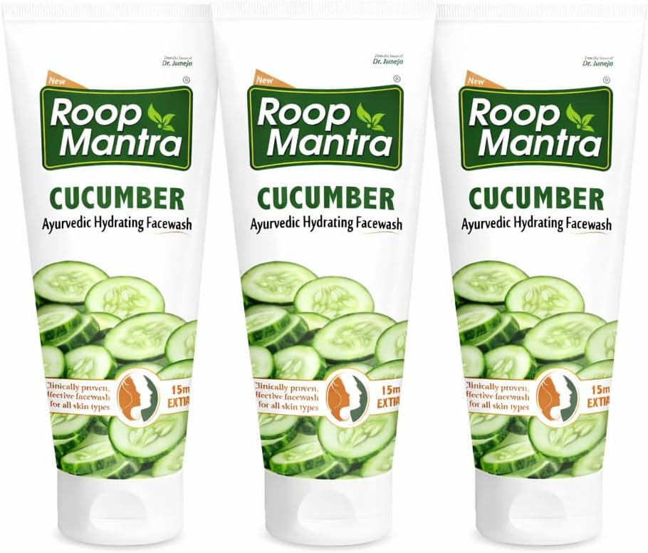 - Cucumber Face Wash 115ml (Herbal Face Wash for All) (Pack of 3, 115ml)
