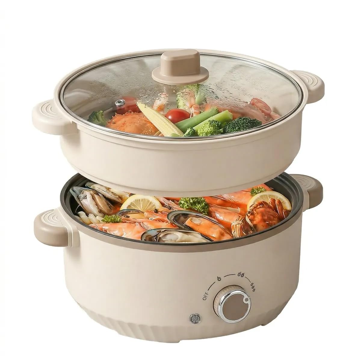 Lytycjd 2.5L Real Capacity Electric Hot Pot - hot pots | Mubboo