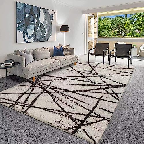 Leesentec Teppiche Wohnzimmer Modern Künstlerischer Teppich Einzigartige Teppiche Chic Vintage...