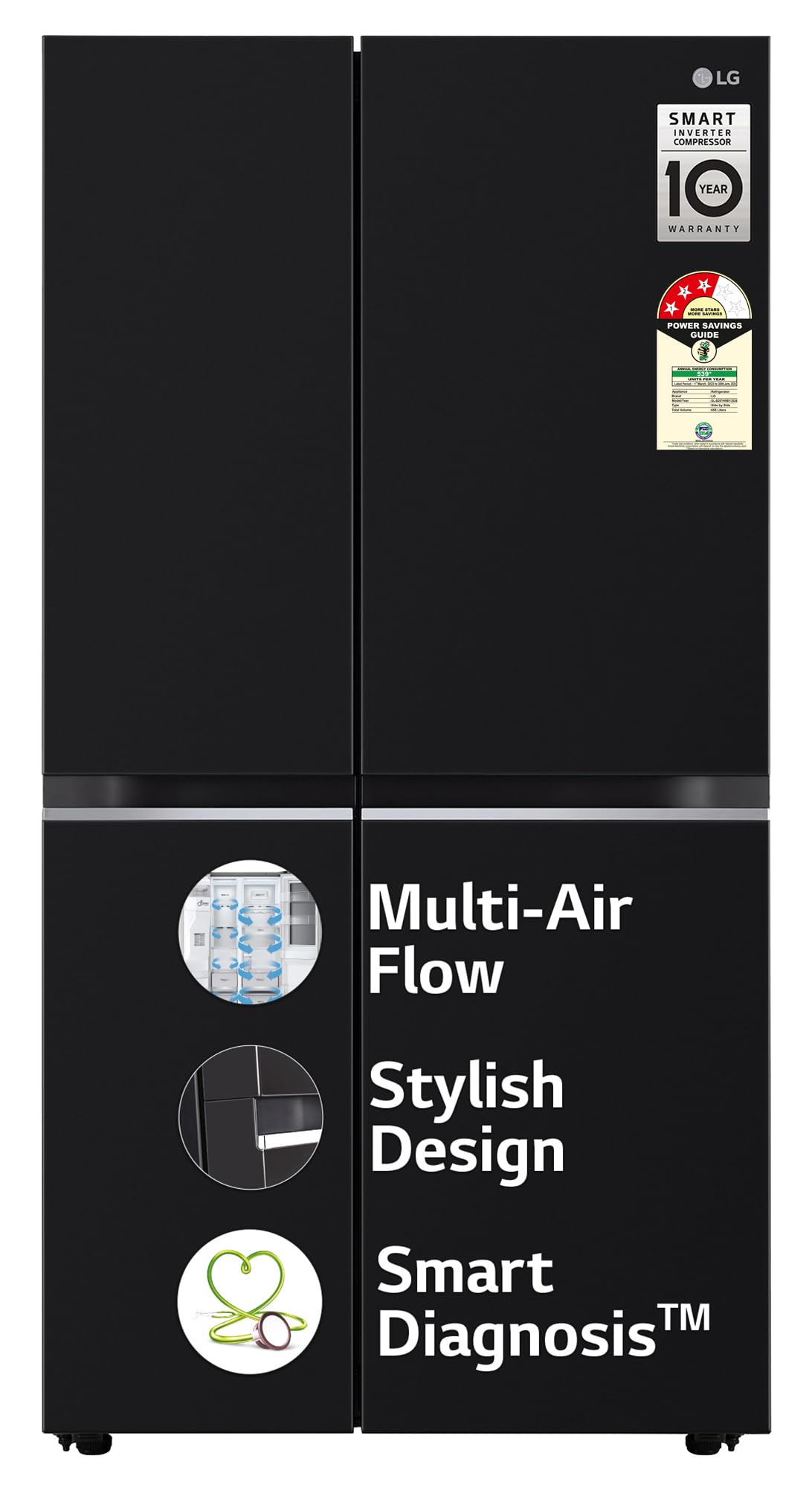 Bosch 364L 3 Star Frost Free Double Door Refrigerator KDN43VL20I