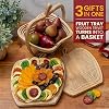 Dried Fruit Gift Basket - Healthy Gourmet Snack Box - Holiday Food Tray - Variety Snacks - Easter, Birthday, Sympathy, Mom, Dad, Corporate Tray - Bonnie & Pop