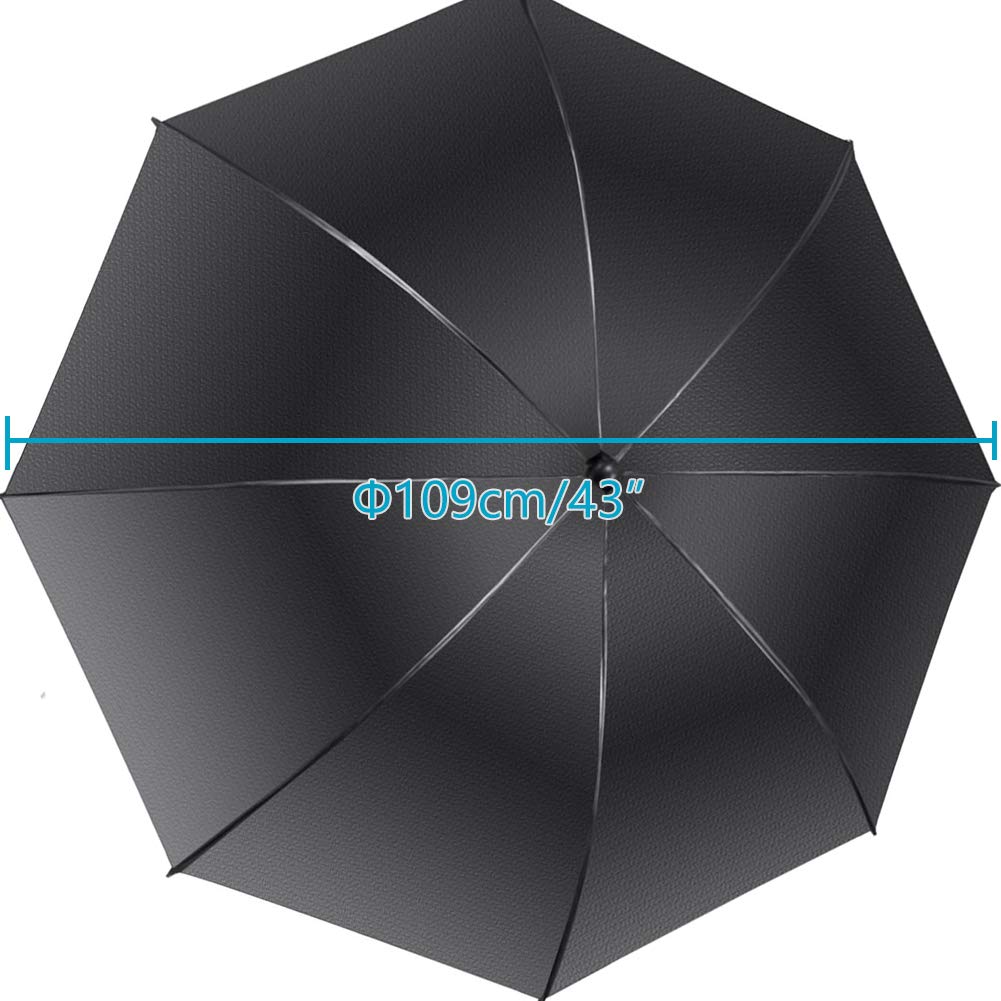 Foto Studio Nero Oro Ombrello Riflettente Ombrello per Ritratto Professionale Fotografia Luce Fotografica Flash Illuminazione Continua Video Illuminazione, 43 pollici
