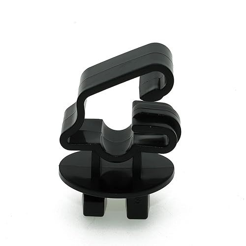 50 aisladores para alambre de valla eléctrica, aisladores de valla eléctricos a presión (INS505, 50 piezas)