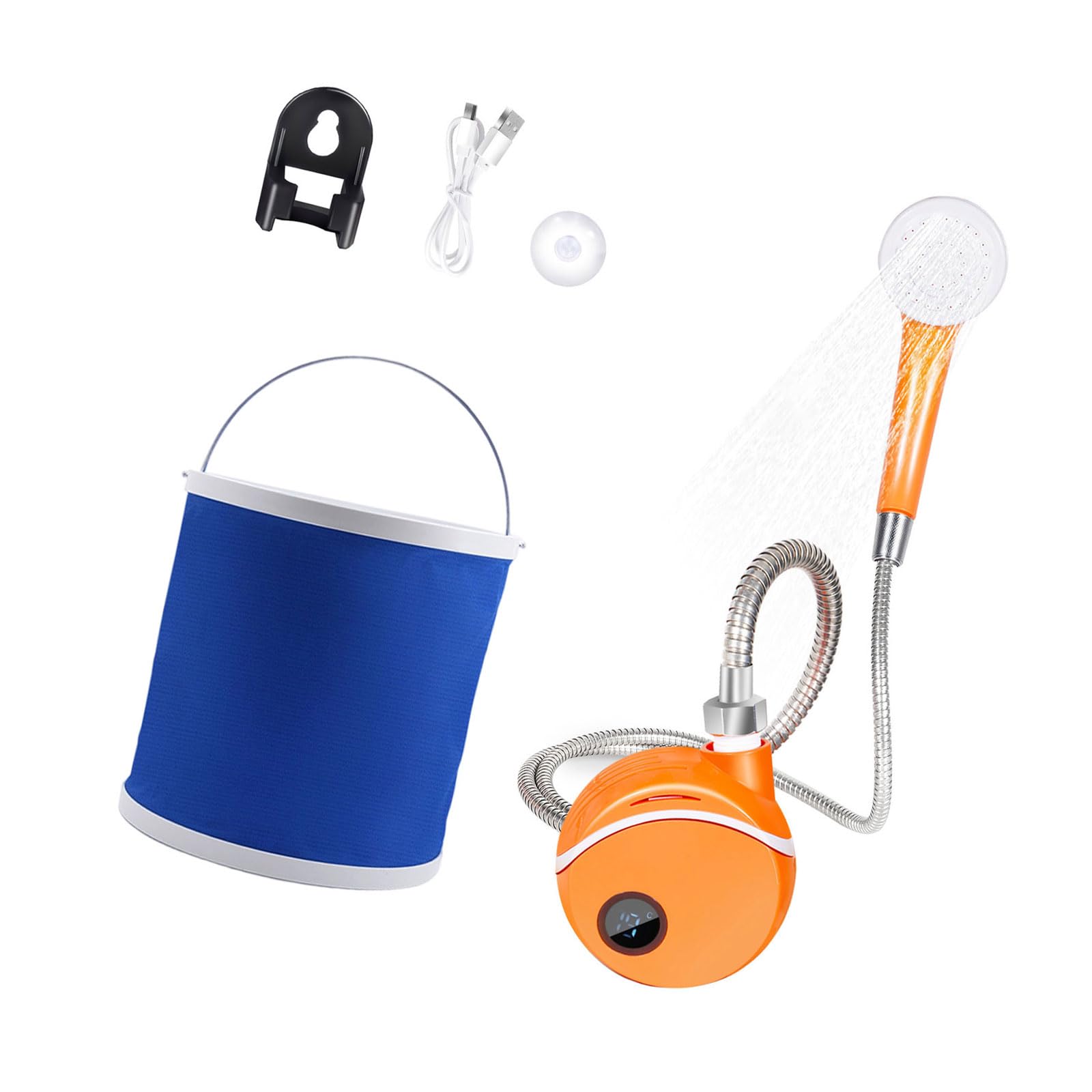 Pompe électrique légère extérieure portable pour matériel de camping sous pression