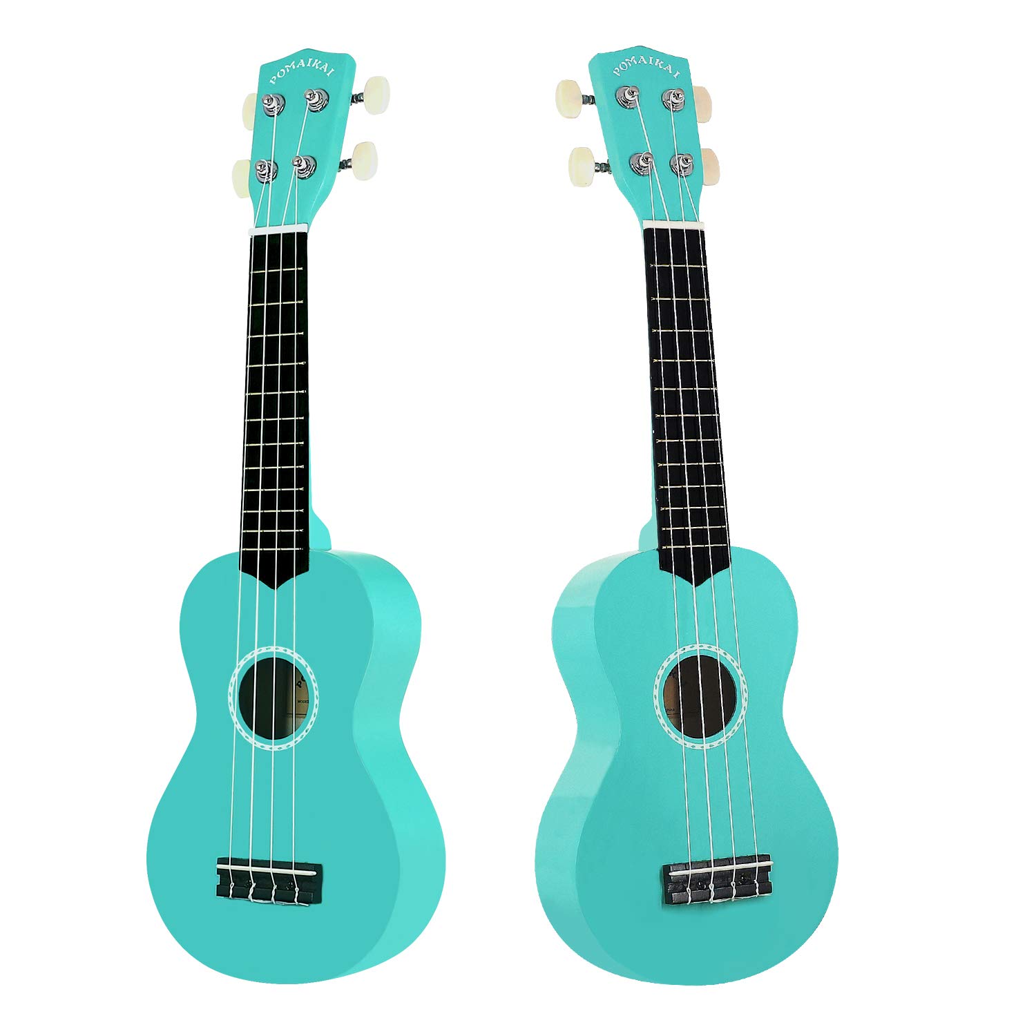 POMAIKAI Ukulele soprano in legno per principianti e studenti (blu)