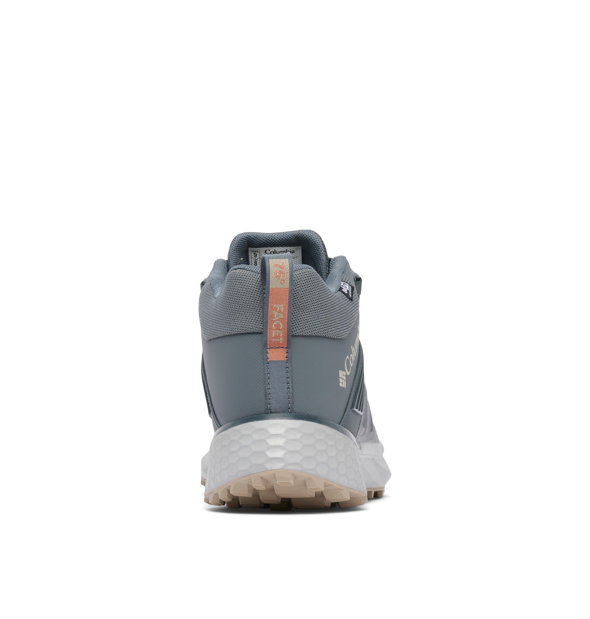 Columbia Facet 75 Mid Outdry (Former Version), Scarponcini da Trekking e da Trekking a Vita Media Uomo, Graphite Canvas Tan, 44.5 EU