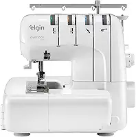 Máquina de Costura Overlock 2000 Elgin Doméstica Portátil Versátil Branco - 220V