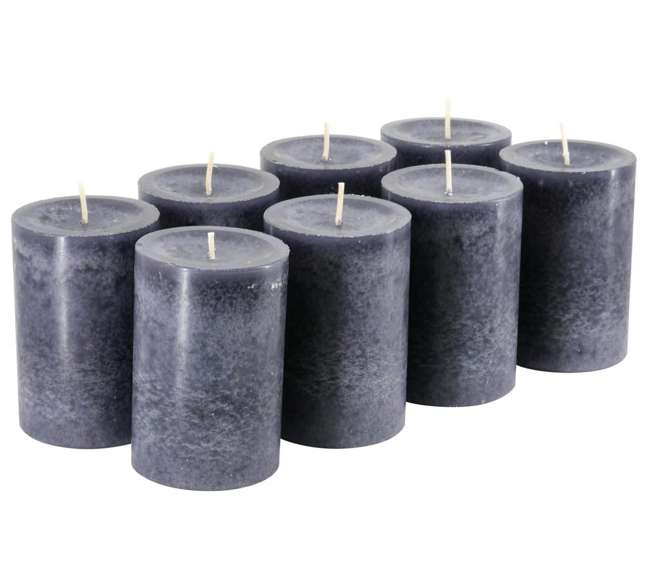 Bougies de l'Avent et bougies de Noël en cire anthracite pour couronne de table