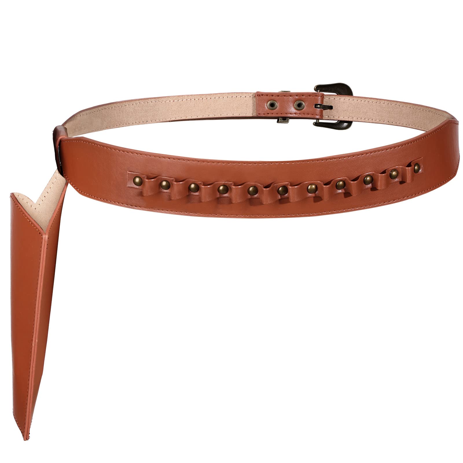 Halloween Cowboy Gun Belt Holster PU Leather Masquerade Western Cowboy Costume Cosplay Accessories