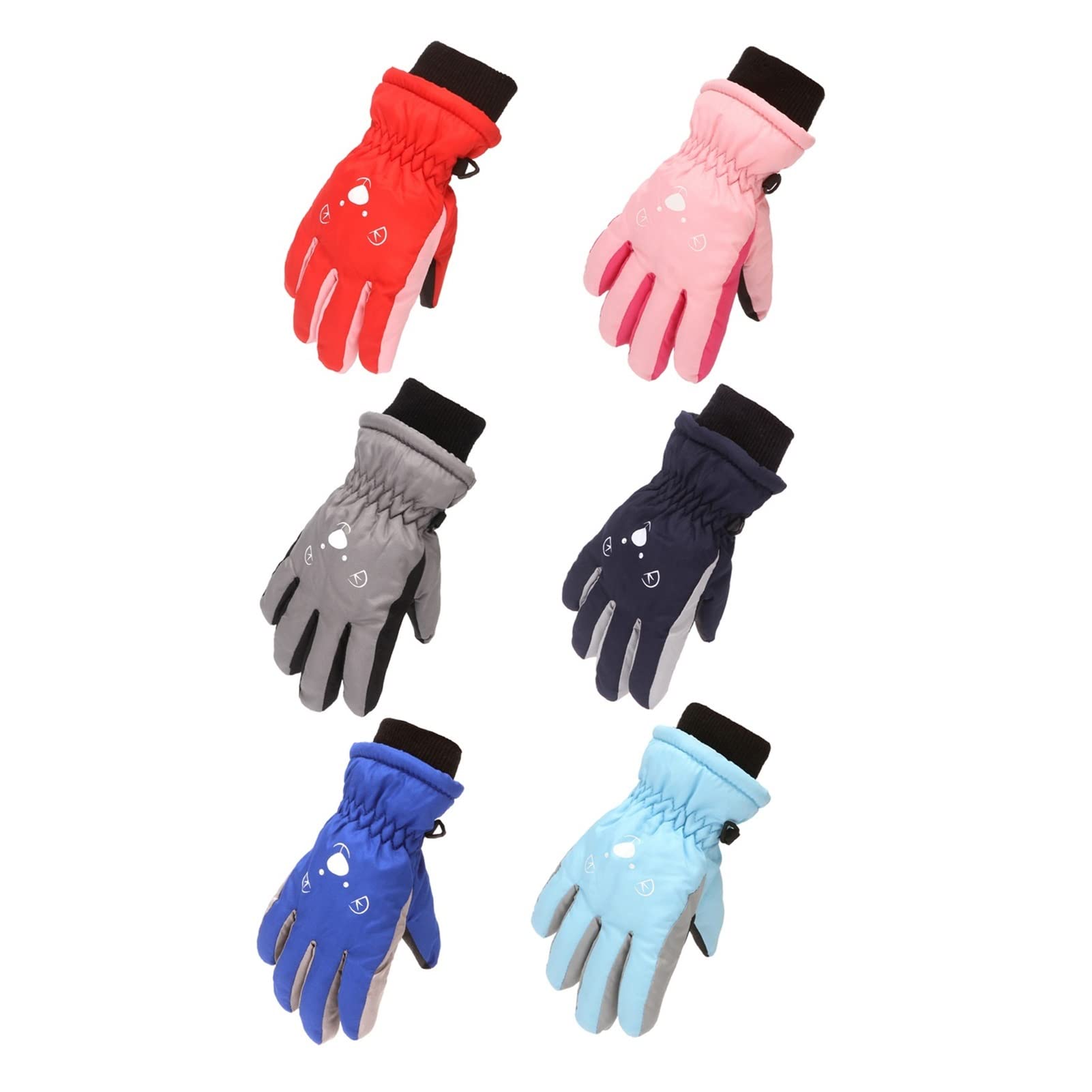 Guanti Da Sci Per Bambini 1-6 Anni - Impermeabili, Caldi, Per Neve E Sport Invernali - Foto 8