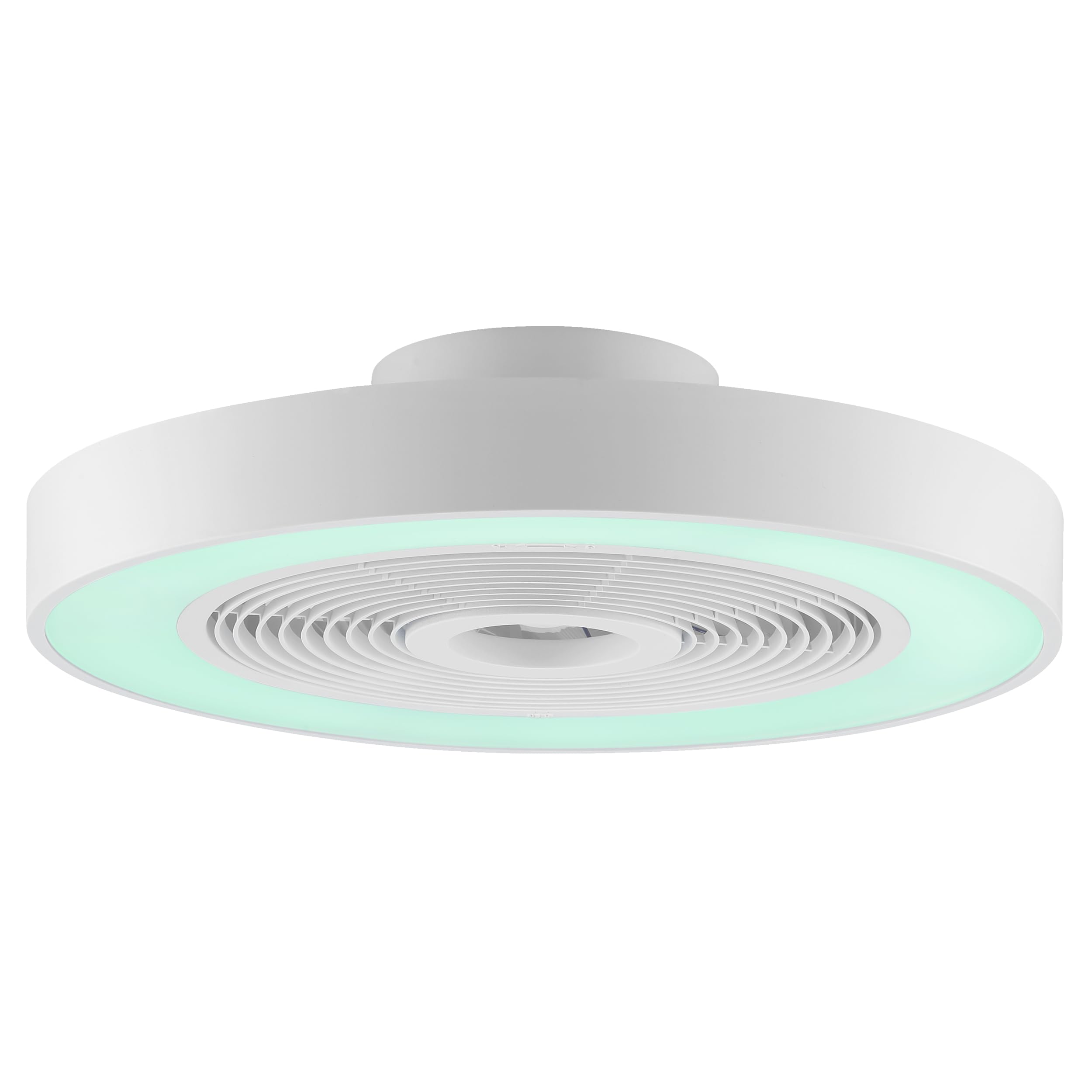 Lightbox LED-Deckenleuchte mit Ventilator, Ø 49 cm, IC-RGB, 4700 Lumen, | LED-Deckenleuchte mit Ventilator, Ø 49 cm, IC-RGB, 4700 Lumen, 2700-6500 Kelvin, dimmbar, CCT, Vorwärts- u. Rückwärtslauf