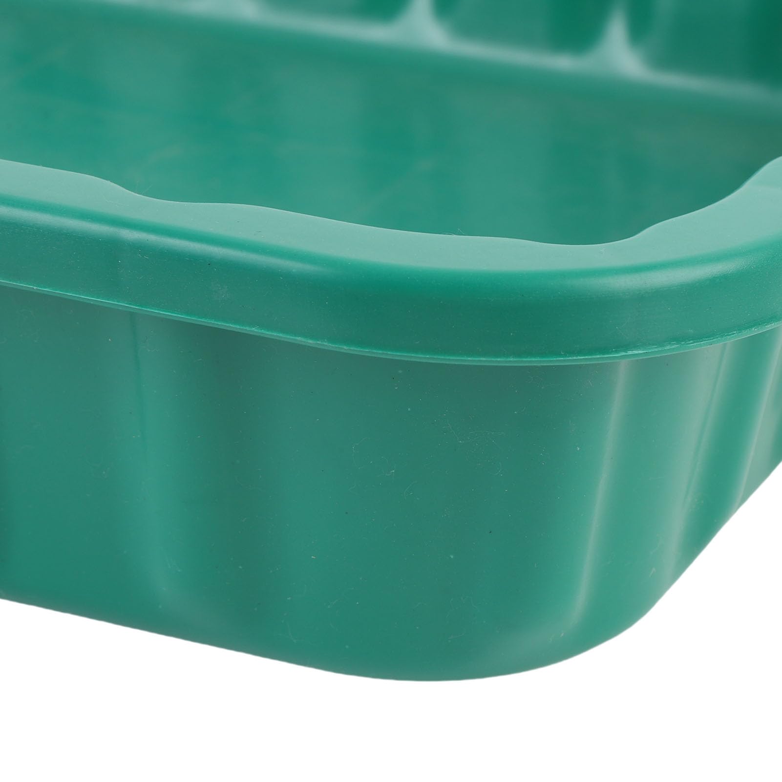 Vaschetta Raccogliolio per Auto Verde Ad Alta capacità Facile Pulizia, Riciclaggio Dell'olio Esausto, Adatta per Riparazioni Auto Domestiche e Professionali, Materiale Plastico