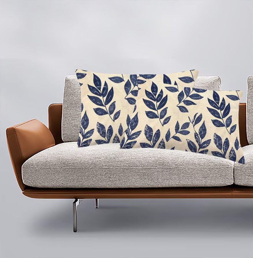 Housse de coussin 30x50 cm taie d'oreiller décorative imperméable canapé