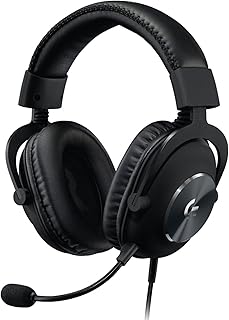 Logitech G Pro X SE Wired Gaming Headset with Microphone: Detachable Mic, DTS Headphone:X 7.1, Memory Foam Ear Pads, 50 mm Drivers, USB DAC, for PC, Xbox, PS5 - Black