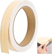 18mm x 10m Oak Edging Tape Self-Adhesive Melamine Veneer Edge Banding No Ironing Needed for Worktops Furniture & MDF Panels Heavy Duty Wood Repair Tape 10m Roll Oak Color