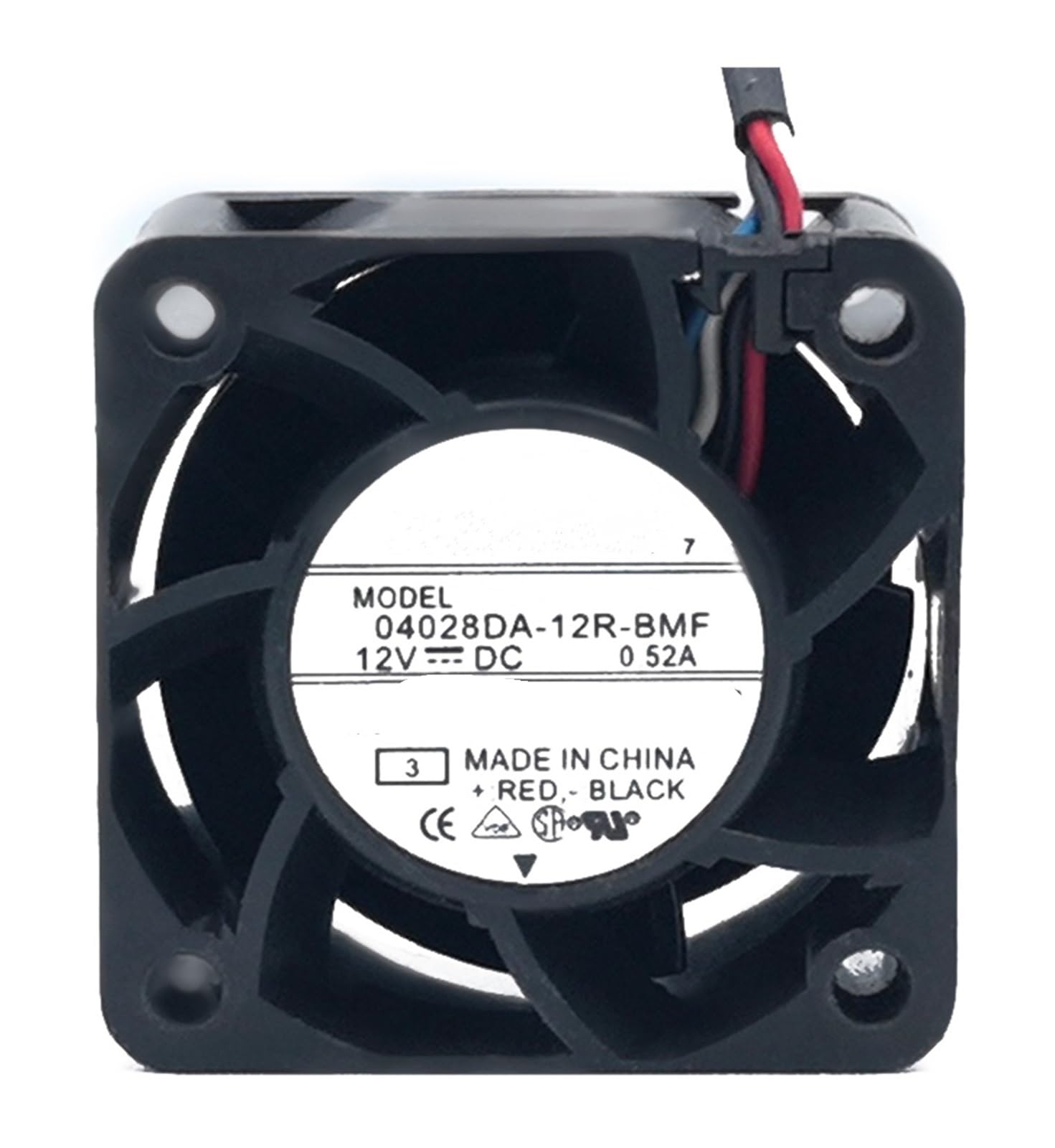 LZIKKGKI Cooling Fan 04028DA-12R-BMF DC 12V 0.52A 5.16W 4cm 4028 40 * 40 * 28mm 18000RPM 2/3/4-Wire(2-Wire)