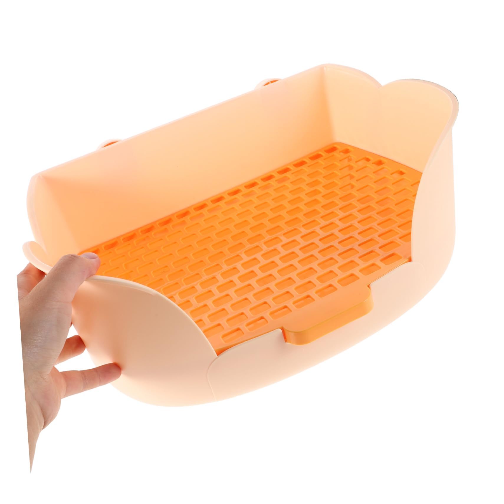 Lettiera per Conigli Piccola in Plastica Lettiera Vassoio per Furetti E Cincillà Lettiere per Animali Domestici Trasportino