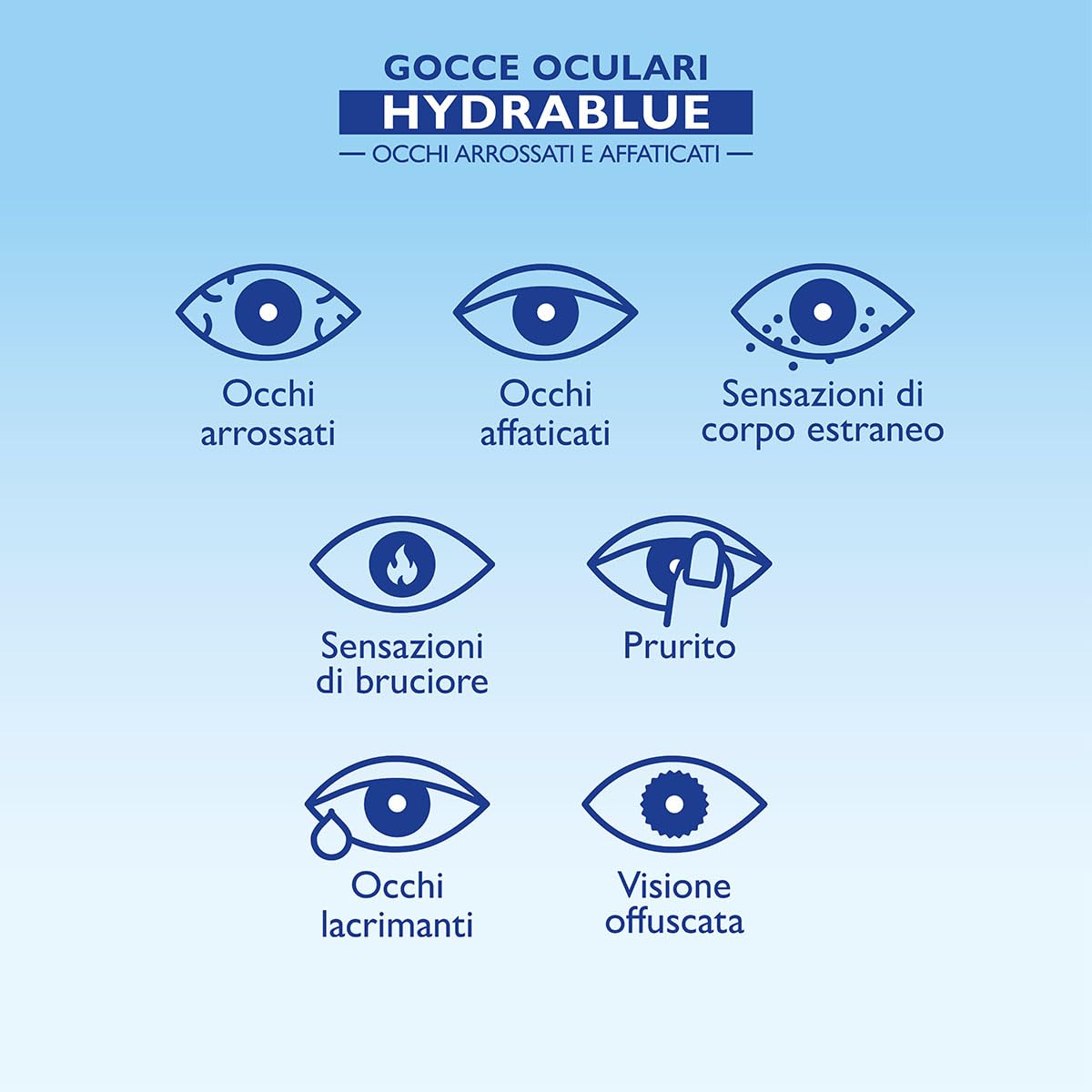 INNOXA - Gocce Oculari Formula Blu - Sbianca il Bianco degli Occhi -Idrata gli Occhi Arrossati ed Affaticati - Formula Originale - Sterile e Senza Conservanti - Prodotto in Francia - 10 ml