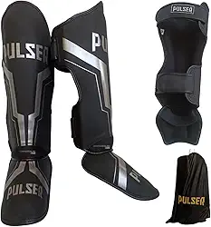 Caneleira Pulser Protetor Canela 30 Mm Muay Thai Kickboxing Thunder Fight Profissional