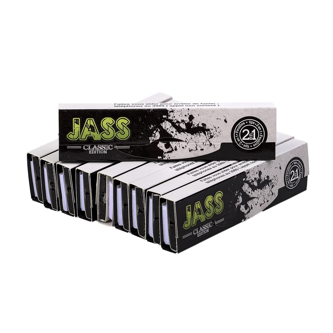 Cartine per sigarette JASS 2 in 1 (confezione da 24)