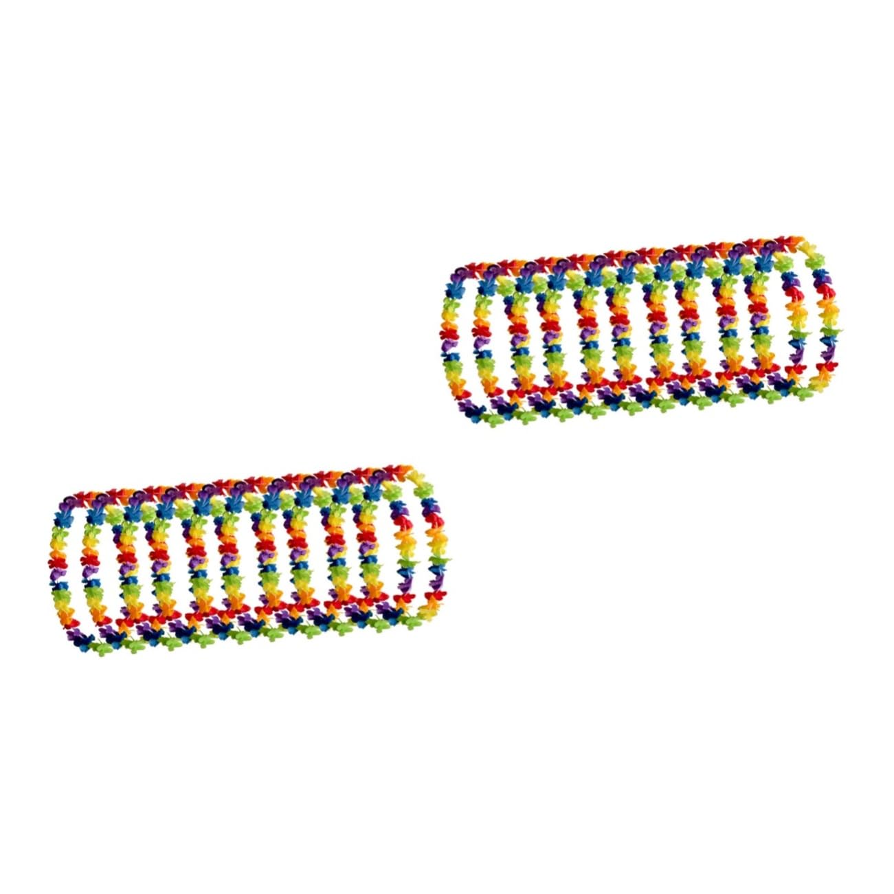 Ciieeo 20 Piezas Guirnaldas Hawaianas Collar Hawaiano Leis Collar Playa Collares Hawaianos Collar Hojas Suministros para Fiestas Hawaianas Flores Hawaianas Constituir Combinación