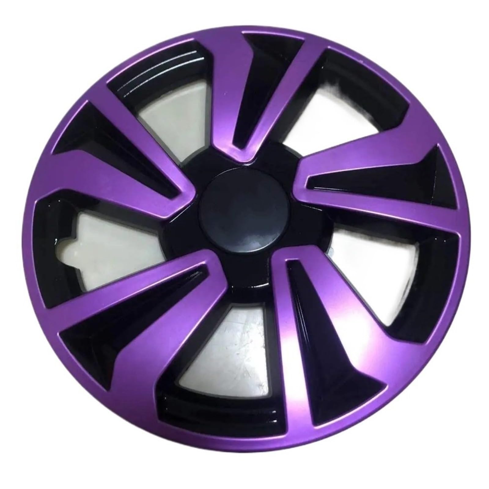 Piasty kół motocyklowych Pasuje do Bajaj RE koła motocyklowego pokrywa piasty koła Obręcz Przedniego Koła(Black and purple)